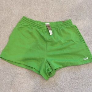PINK - high waist campus shorts 💚